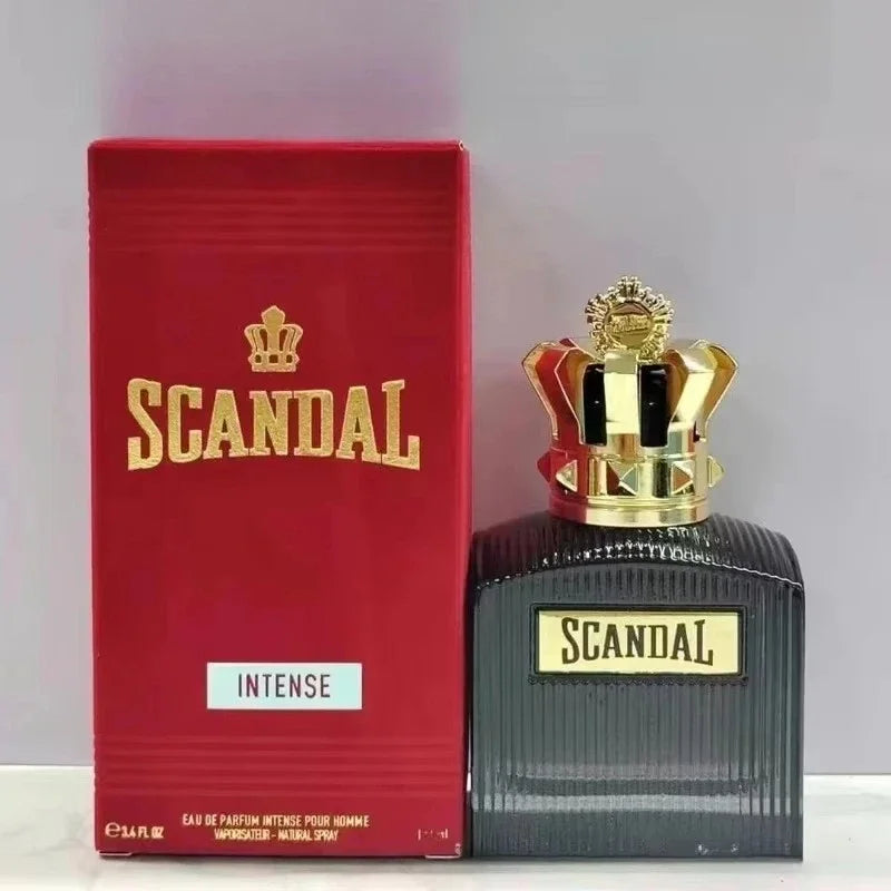 80ml/100ml Men's Eau De Parfum Long Lasting Oriental Woody Fragrance with Vetiver Tonka Leather Sandalwood for Elegant Appeal