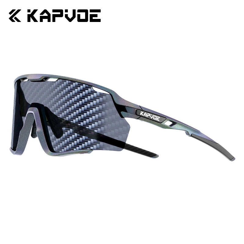 KAPVOE Nano Lenses Cycling Glasses Fashion Outdoor Sports Bicycle Sunglasses Men MTB Cycling Sunglasses Women Road Bike Glasses