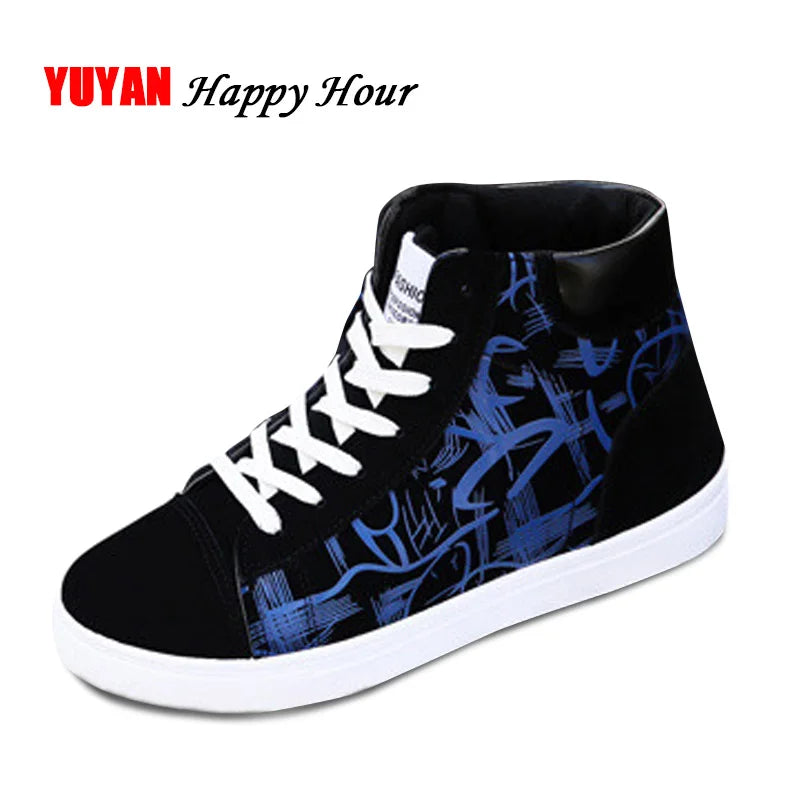 Fashion Sneakers Men Cloth Shoes Breathable Cool Street Style Shoes Male Brand Sneakers Black Blue Red Mens Causal Shoes A305