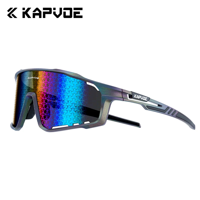 KAPVOE Nano Lenses Cycling Glasses Fashion Outdoor Sports Bicycle Sunglasses Men MTB Cycling Sunglasses Women Road Bike Glasses