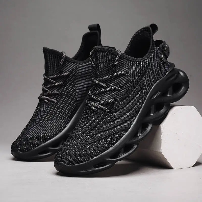 Sneakers Men Shoes Lightweight Male Shoes High Quality Men Mens Non-slip Shoes Mesh Breathable Soft Soled Shoe Non-slip 35-47