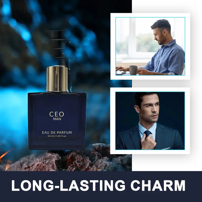 Classic High-end Men's Perfume Men's Lasting Scent Couples Date Eau De Parfum Exudes Captivating Charm Fresh Sandalwood Vanilla