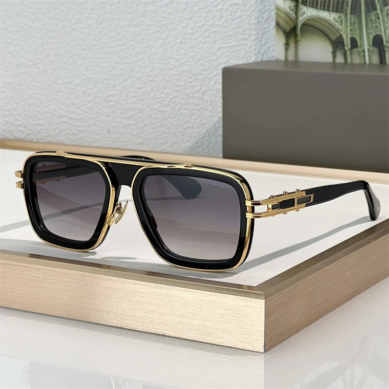 DILTA LXN-EVO DTS403 Luxury Designer Pilot Sunglasses for Women Fashion UV400 Outdoor Double Bridge lunette soleil femme