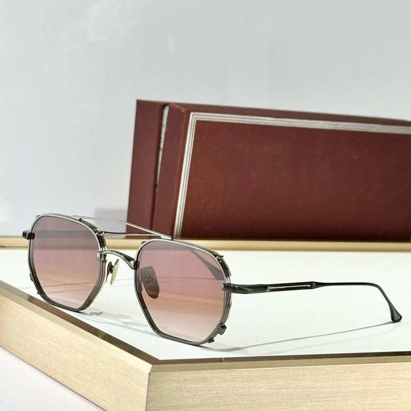 MARBOT Sunglasses Alloy Oval Women Men Fashion Popular Luxury Brand Women Sunglasses Designer Shades Outdoor Retro