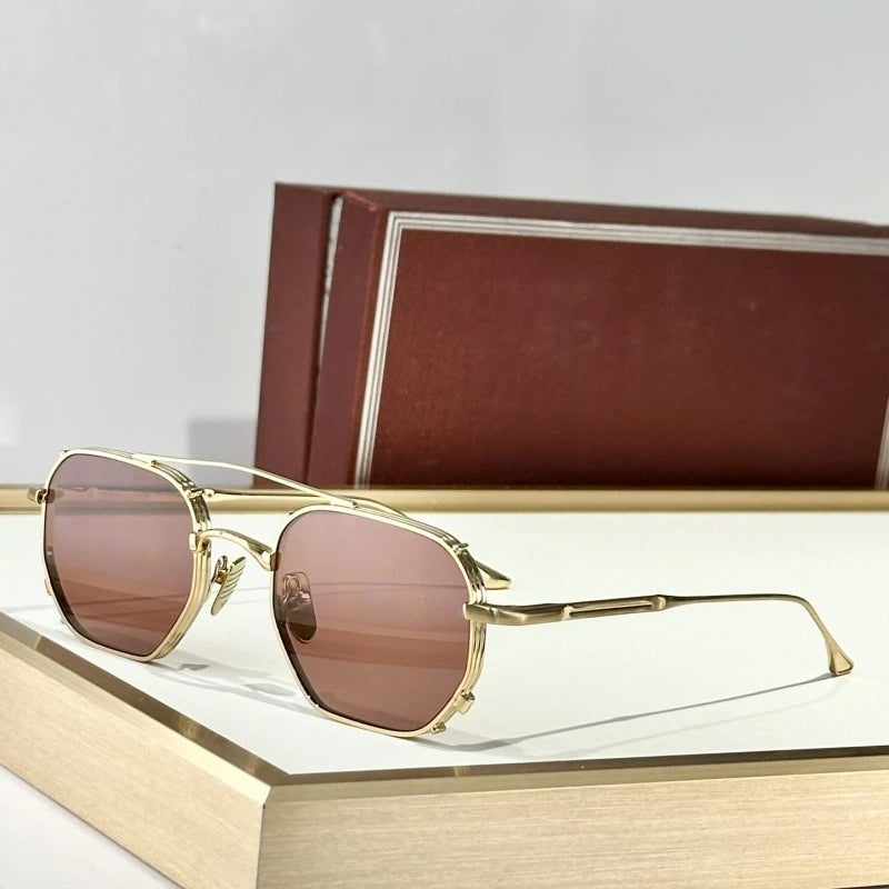 MARBOT Sunglasses Alloy Oval Women Men Fashion Popular Luxury Brand Women Sunglasses Designer Shades Outdoor Retro
