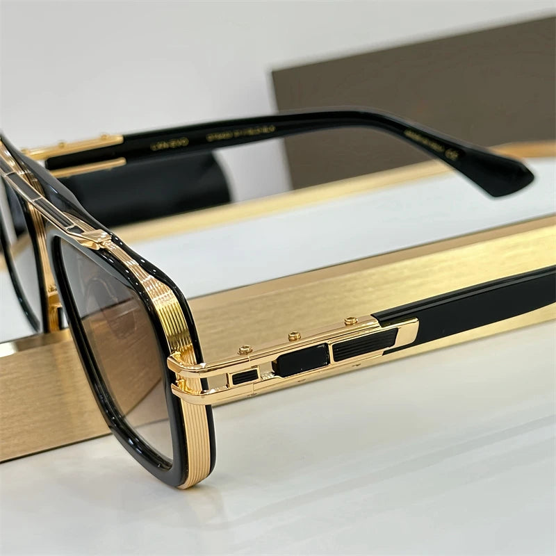 DILTA LXN-EVO DTS403 Luxury Designer Pilot Sunglasses for Women Fashion UV400 Outdoor Double Bridge lunette soleil femme