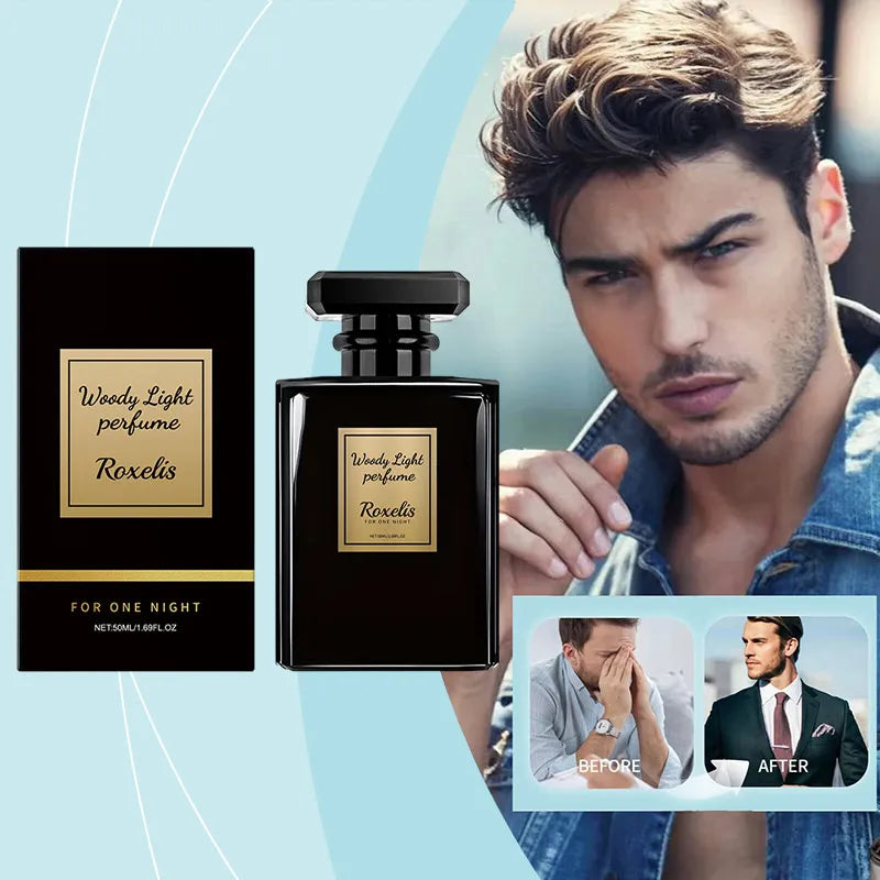 Classic High-end Men's Perfume Men's Lasting Scent Couples Date Eau De Parfum Exudes Captivating Charm Fresh Sandalwood Vanilla