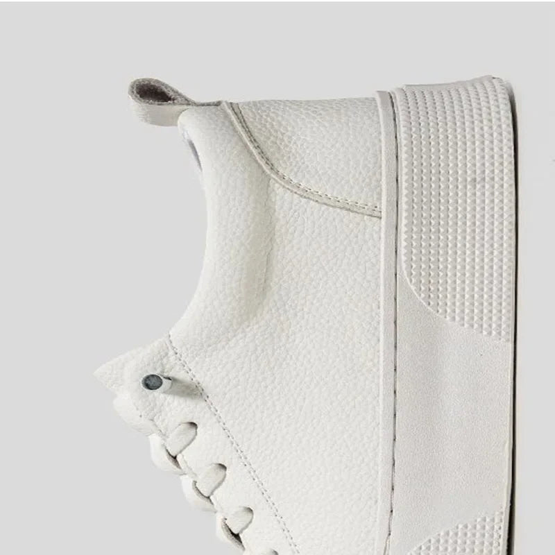 White Sneakers for Men Fashion Casual Lace Up Round Toe Flat mens Running Sport Shoes Zapatillas Deportivas Hombre 2024