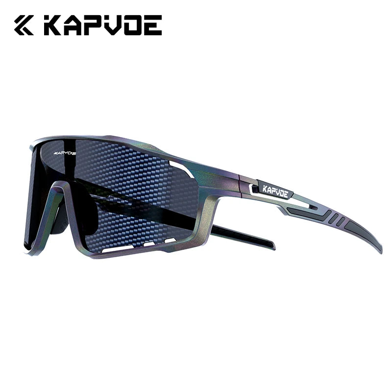 KAPVOE Nano Lenses Cycling Glasses Fashion Outdoor Sports Bicycle Sunglasses Men MTB Cycling Sunglasses Women Road Bike Glasses