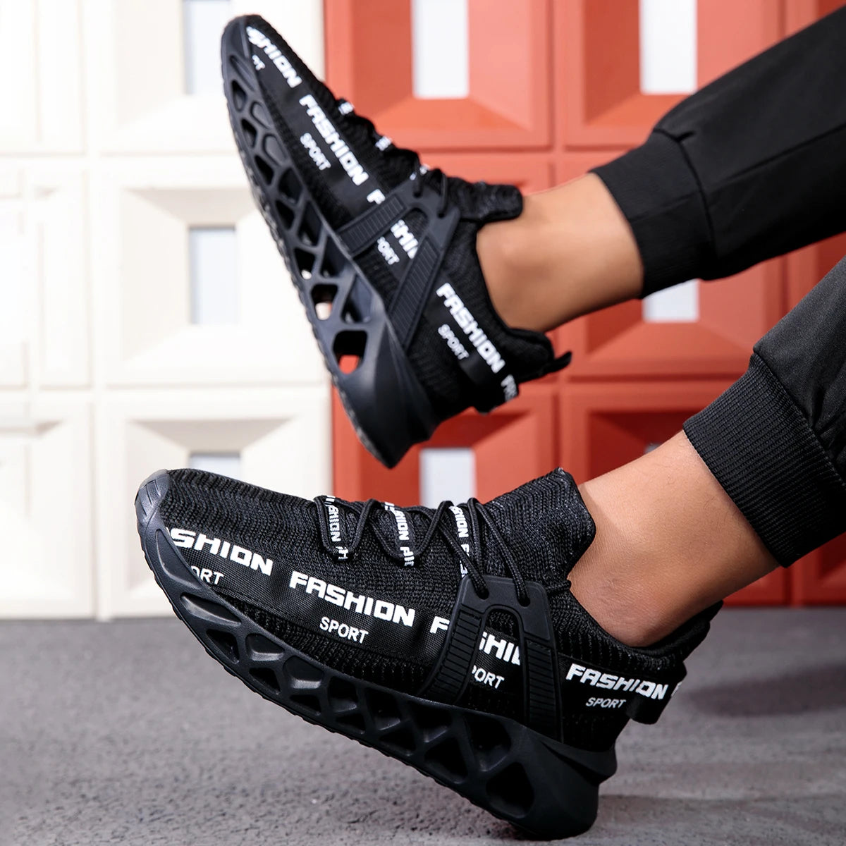Men’s Sneakers Comfortable Breathable Platform Shoes Summer Man Running Shoes Breathable Comfortable Walking Sneakers Man