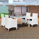 7-Delige Tuinset Met Kussens Poly Rattan