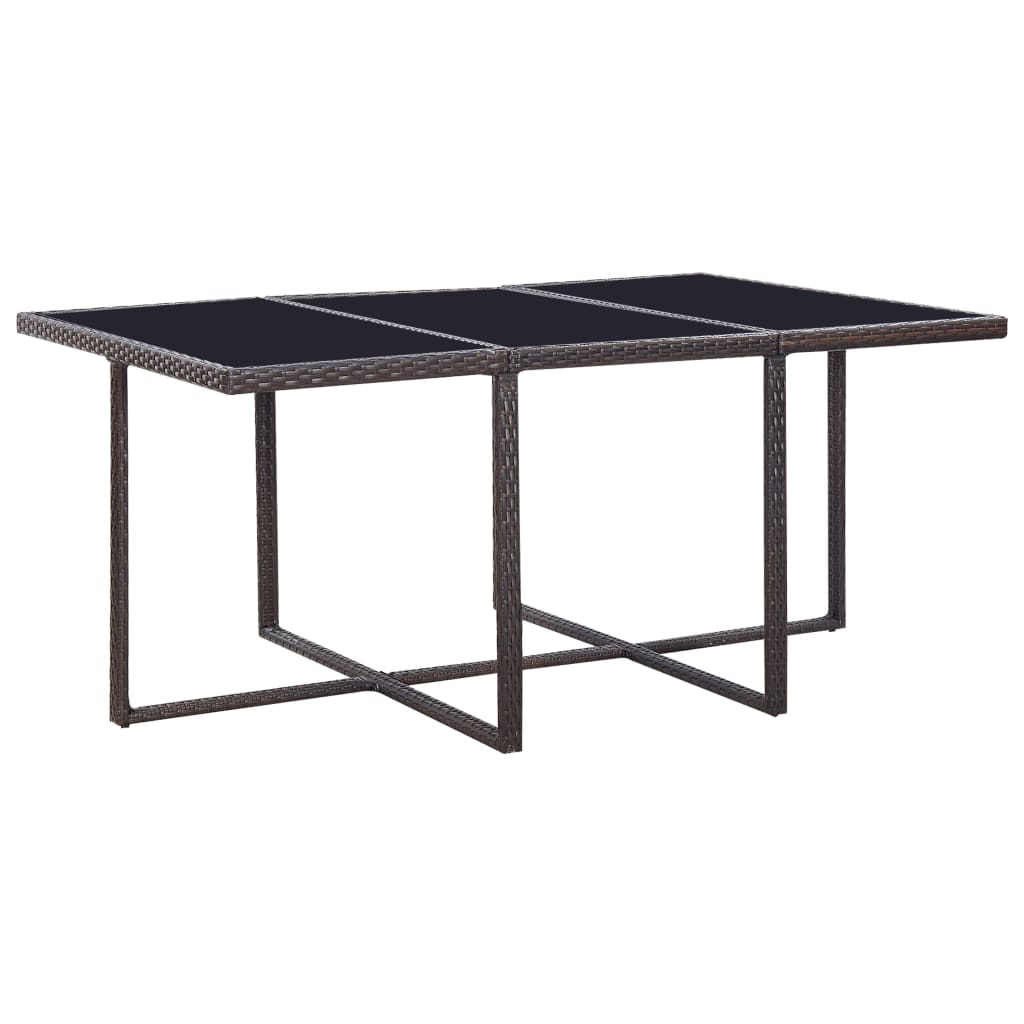 1 Tuinset Met Kussens Poly Rattan