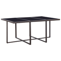 1 Tuinset Met Kussens Poly Rattan
