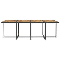 13-Delige Tuinset Met Kussens Poly Rattan Zwart En Bruin