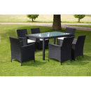 7-Delige Tuinset Met Kussens Poly Rattan