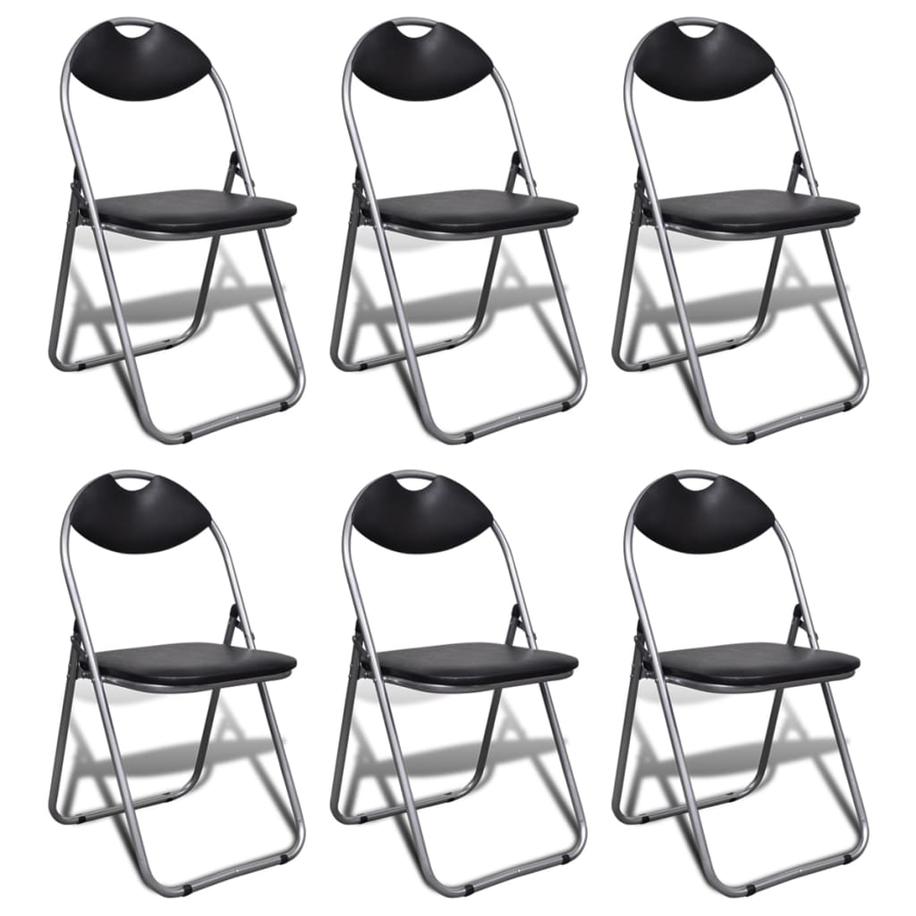 Stoelen Inklapbaar 6 St Kunstleer