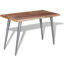 Eettafel 120X60X76 Cm Massief Gerecycled Hout