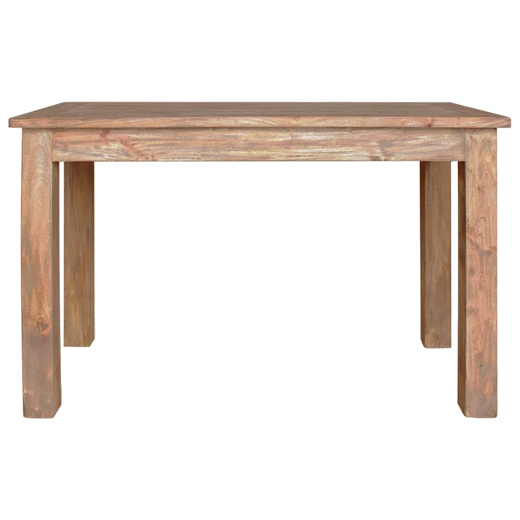 Eettafel 120X60X77 Cm Massief Mahoniehout