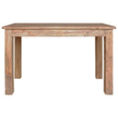 Eettafel 120X60X77 Cm Massief Mahoniehout