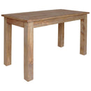 Eettafel 120X60X77 Cm Massief Mahoniehout