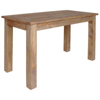 Eettafel 120X60X77 Cm Massief Mahoniehout