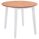 Eettafel Inklapbaar Rond Mdf