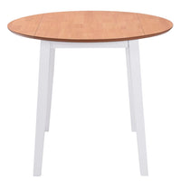 Eettafel Inklapbaar Rond Mdf