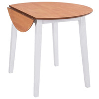 Eettafel Inklapbaar Rond Mdf