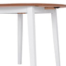 Eettafel Inklapbaar Rond Mdf