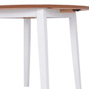 Eettafel Inklapbaar Rond Mdf