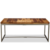 Eettafel 180 Cm Massief Acaciahout En Staal