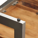 Eettafel 180 Cm Massief Acaciahout En Staal