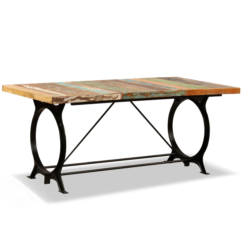 Eettafel 180 Cm Massief Gerecycled Hout