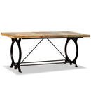 Eettafel 180 Cm Massief Gerecycled Hout