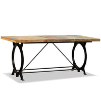Eettafel 180 Cm Massief Gerecycled Hout