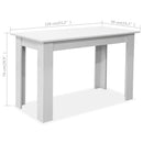 Eettafel En Banken 3 St Bewerkt Hout