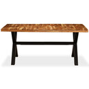 Eettafel 180X90X76 Cm Massief Acacia- En Mangohout