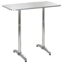 Tafel Zilver Aluminium En Plastic