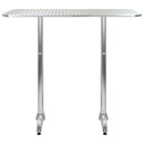 Tafel Zilver Aluminium En Plastic