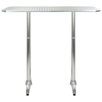 Tafel Zilver Aluminium En Plastic