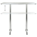Tafel Zilver Aluminium En Plastic