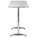 Tafel Zilver Aluminium En Plastic