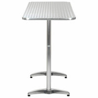 Tafel Zilver Aluminium En Plastic