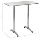 Tafel Zilver Aluminium En Plastic