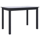 Eettafel 114X71X75 Cm Massief Rubberwood
