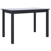 Eettafel 114X71X75 Cm Massief Rubberwood