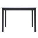 Eettafel 114X71X75 Cm Massief Rubberwood