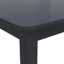 Eettafel 114X71X75 Cm Massief Rubberwood