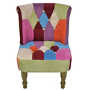 Franse Stoelen Met Patchwork Ontwerp Stof