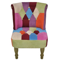 Franse Stoelen Met Patchwork Ontwerp Stof